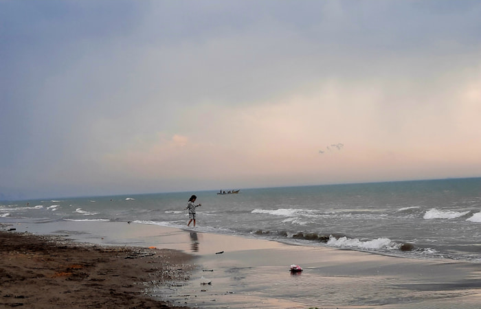 تجربه ساحلنشینی در پارکینگ بابلسر